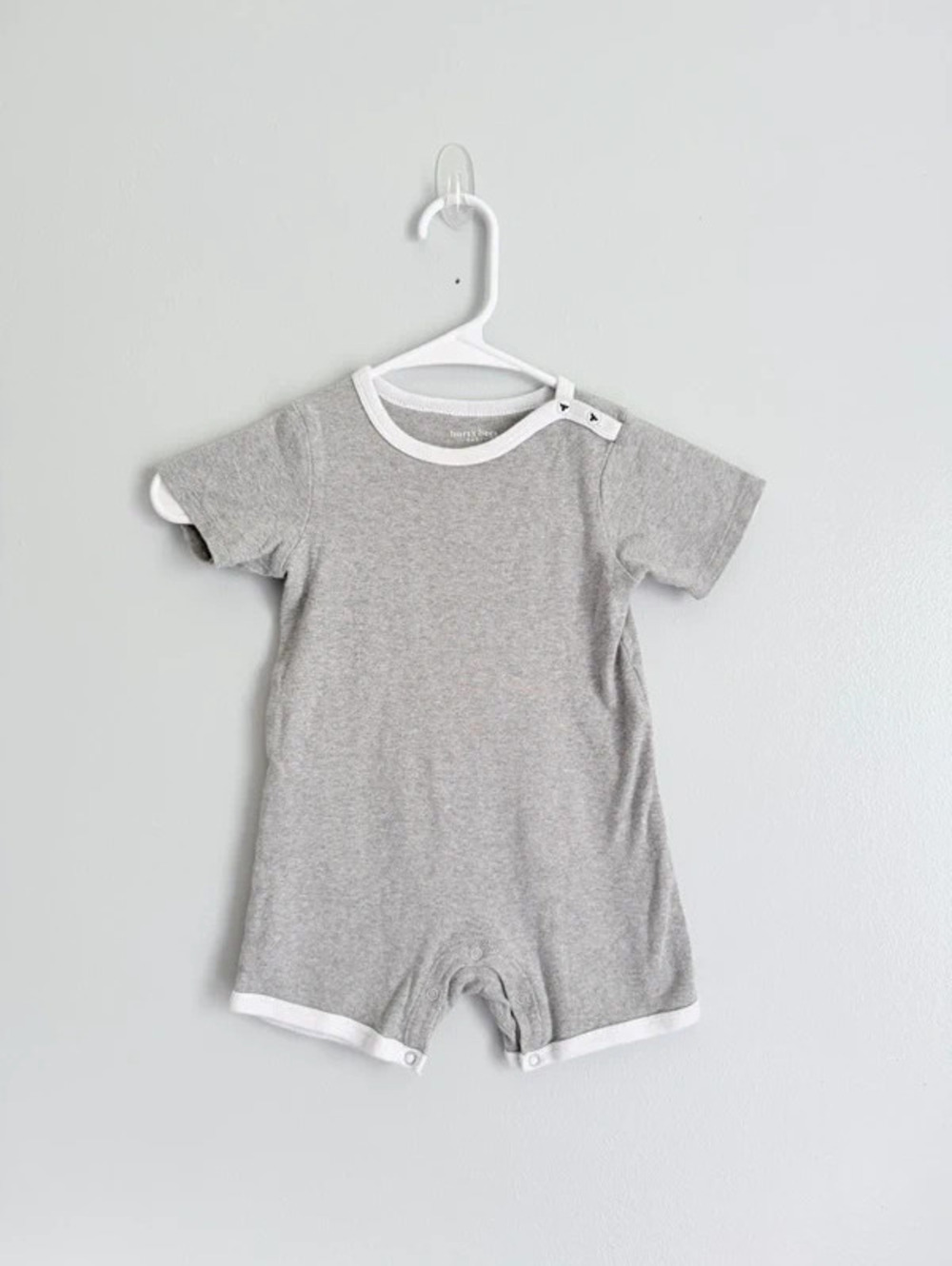 Burt’s Bees Baby Gray Romper 18M